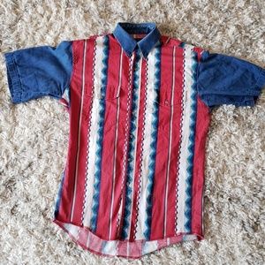 Wrangler Button Up Shirt Mens Medium